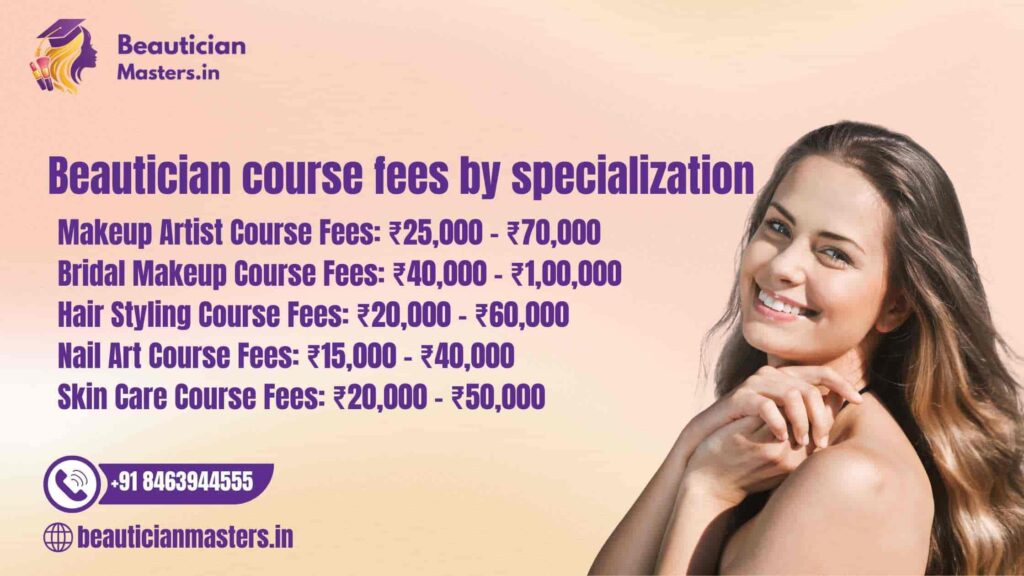 Beautician Course Fees by specialization image