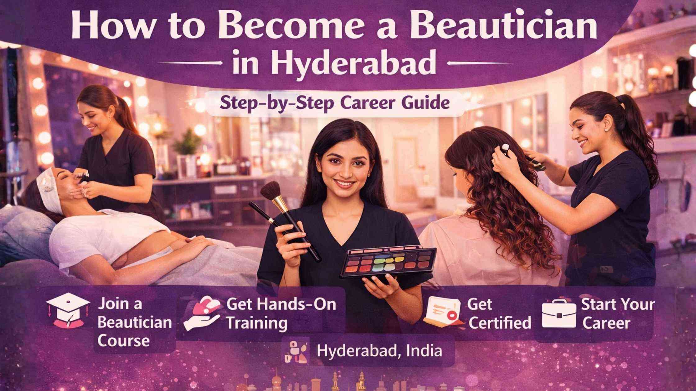 How to become a beautician in Hyderabad image