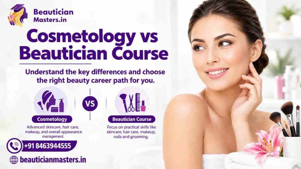 Cosmetology vs Beautician
